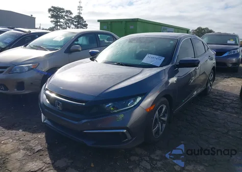 2019 Honda Civic Lx from USA, damaged, VIN 19XFC2F66KE039694